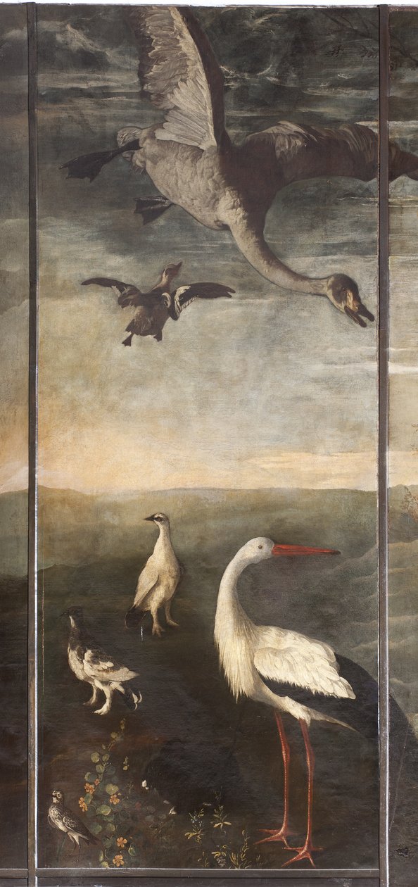 Zvířata, mýtus o Orfeovi, detail od Italian School