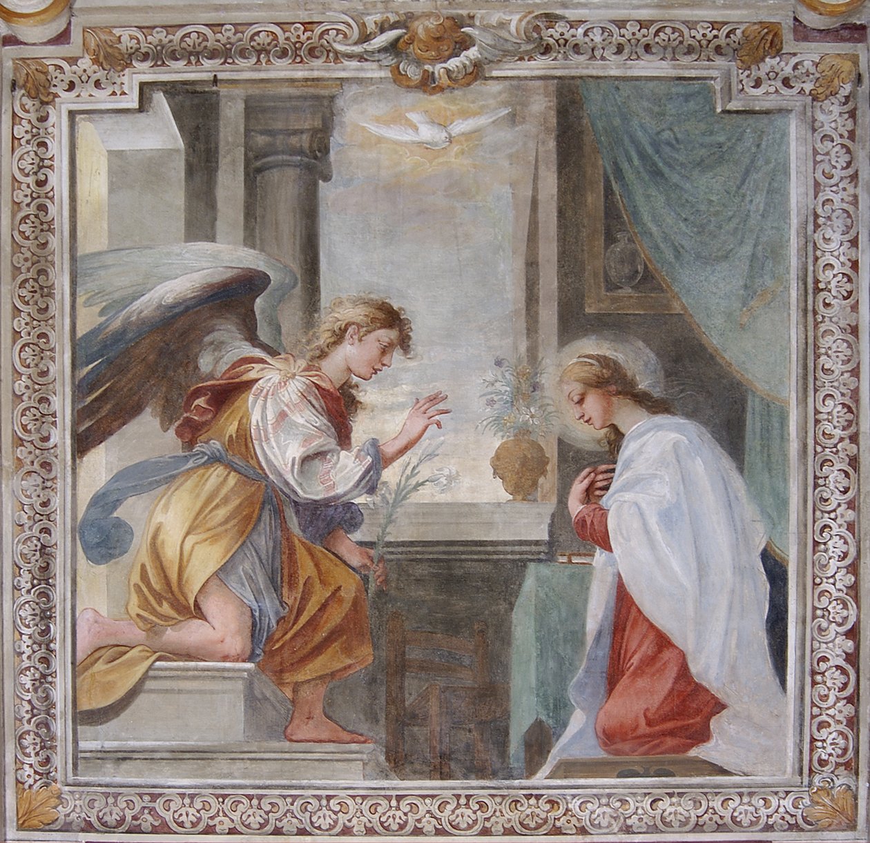 Zvěstování, kaple Santa Margherita od Italian School