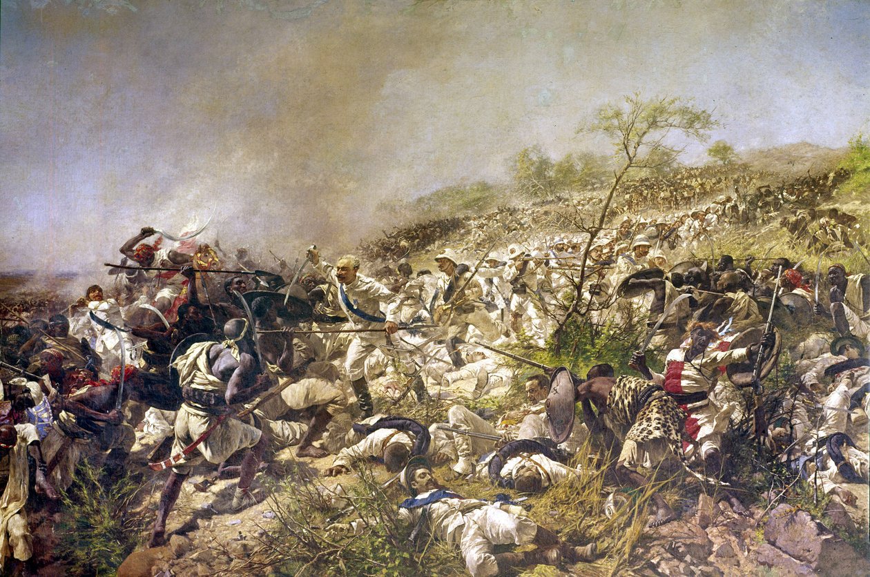 Bitva u Dogali: Itálie v Eritreji v únoru 1887. od Italian School