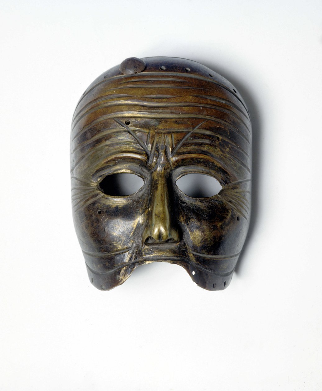 Bronzová maska ​​"Commedia dell