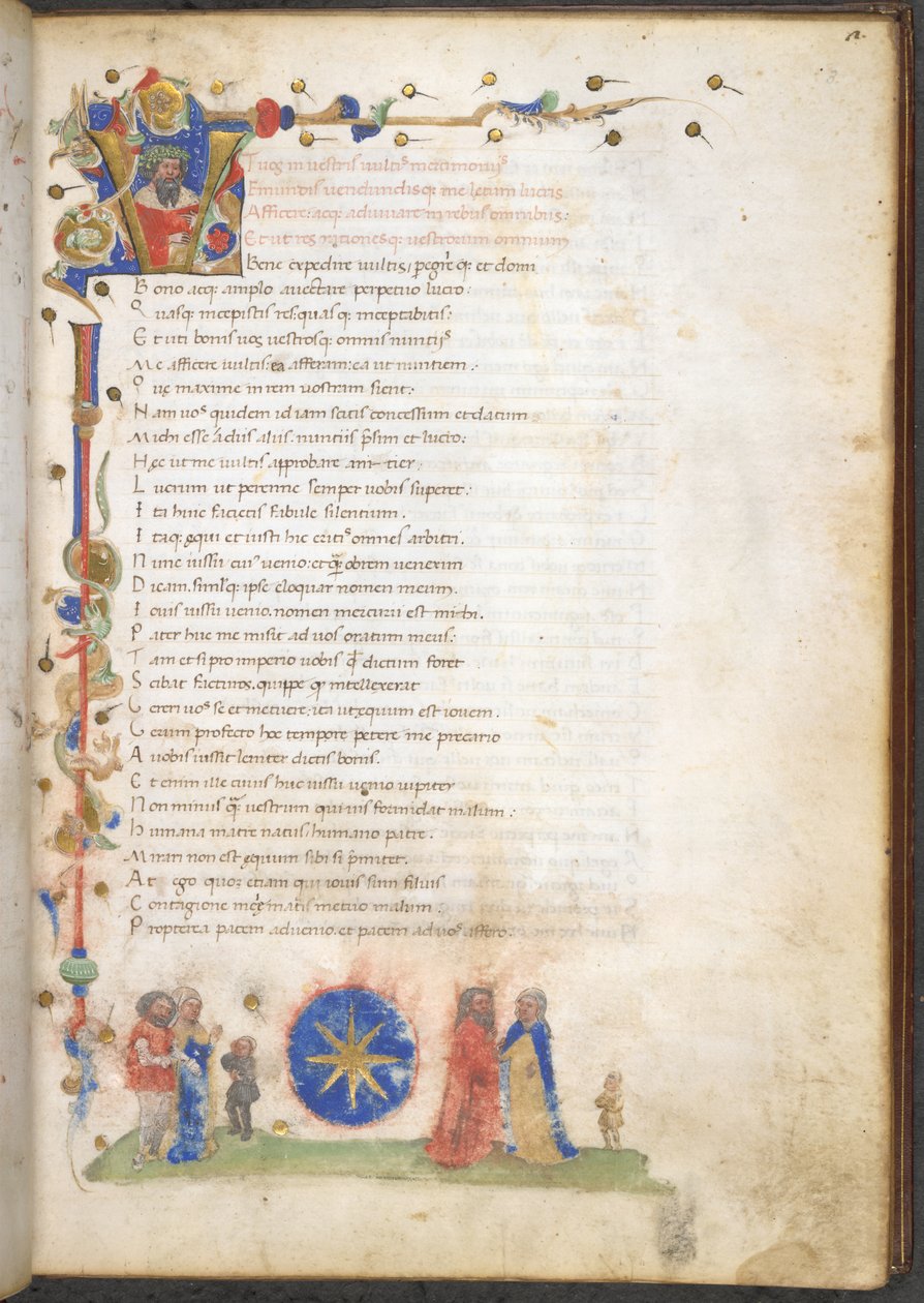 Burney 227 f.3 Člen rodiny Stella z Verony: náruč rodiny: azurová, osmicípá hvězda, z 