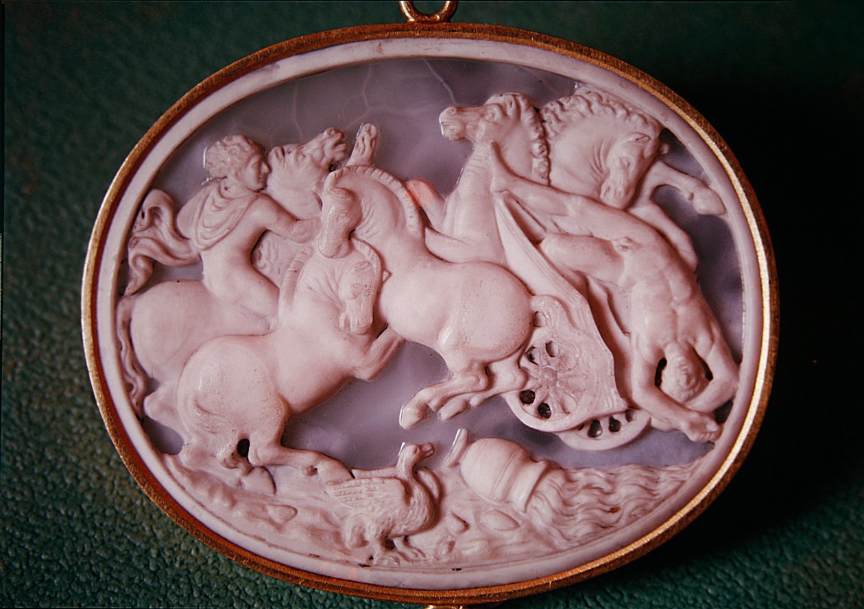 Cameo pádu Phaeton (agát) od Italian School