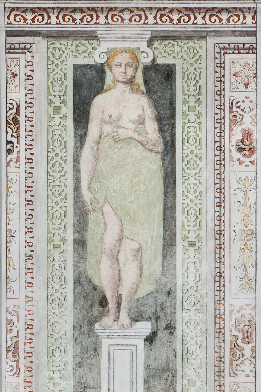 karyatida (freska) od Italian School