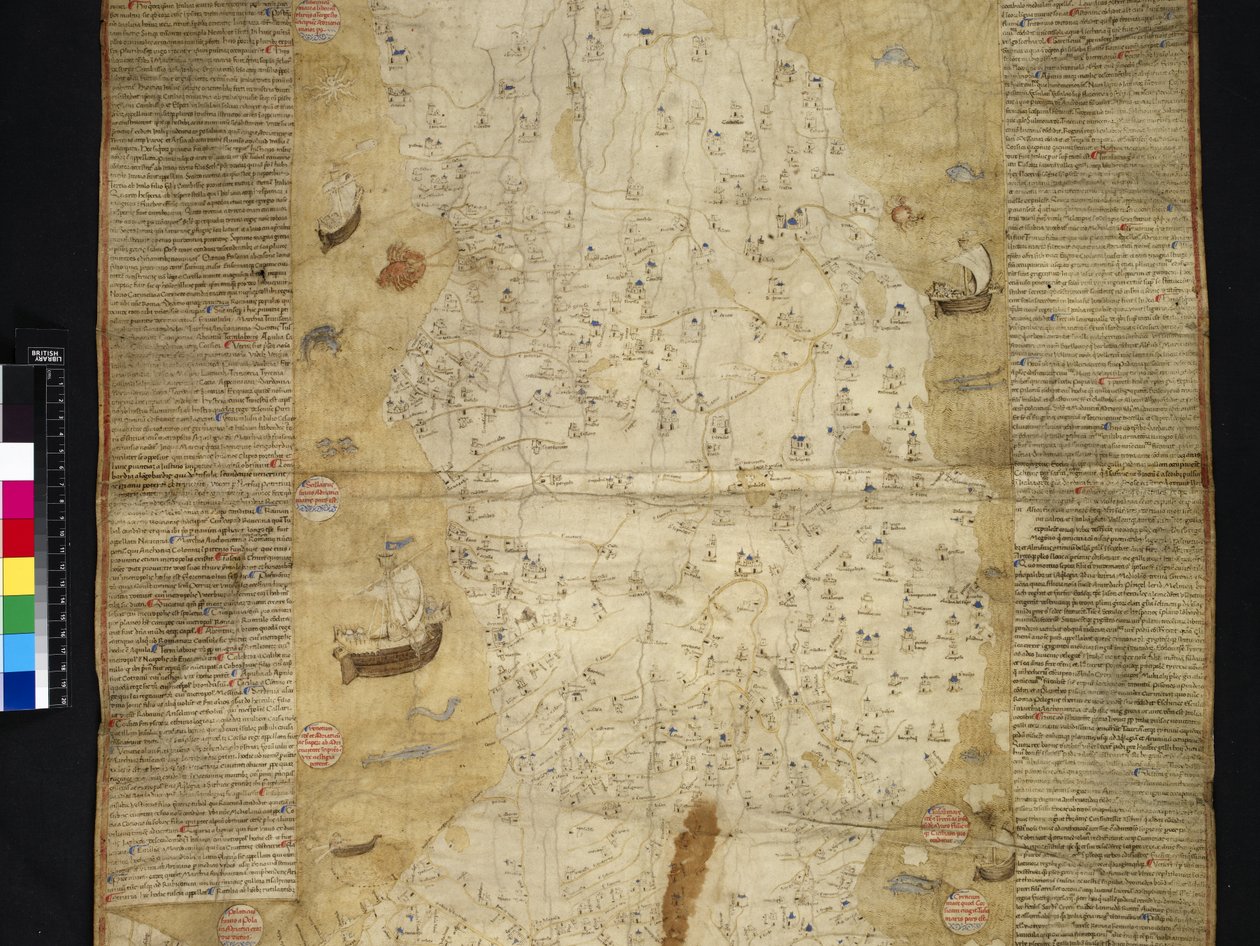 Cotton Roll XIII, 44 moderní místo provincie Itálie (vellum) od Italian School