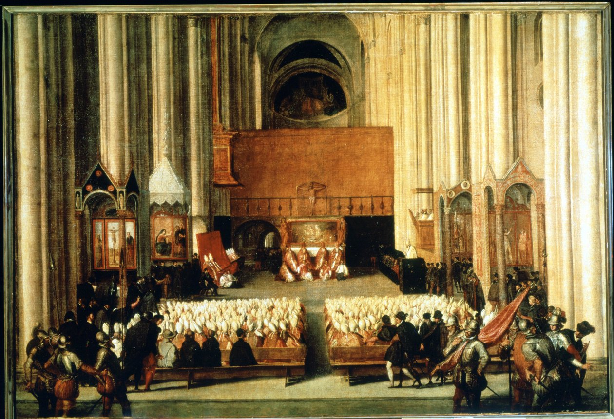 Tridentský koncil (1545 - 1563). italská škola od Italian School
