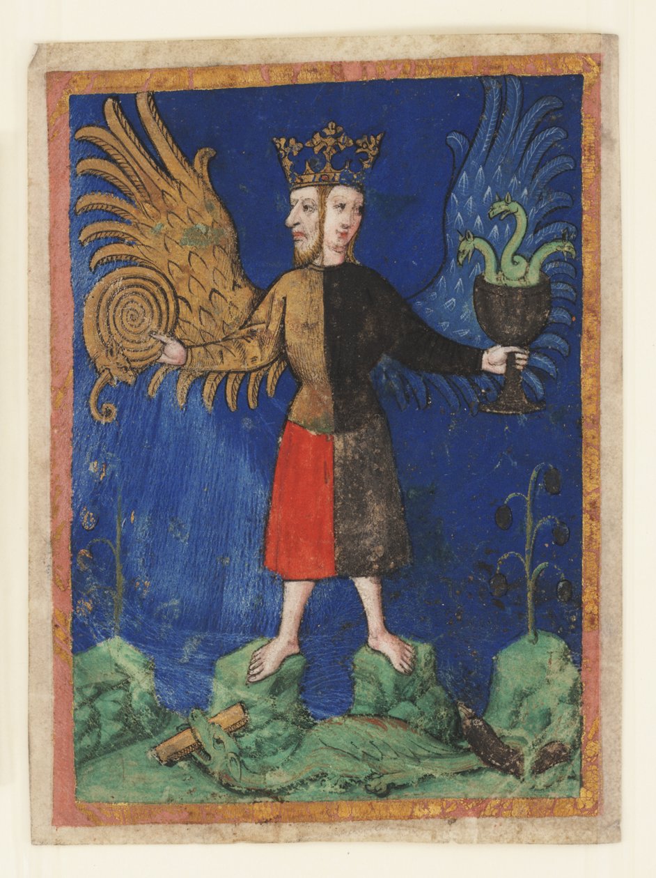 Korunovaný hermafrodit (vellum) od Italian School