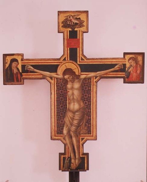 Krucifix (tempera na dřevě) od Italian School