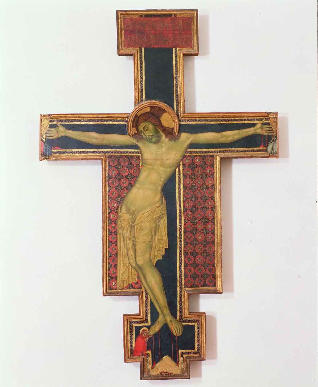 Krucifix (tempera na dřevě) od Italian School