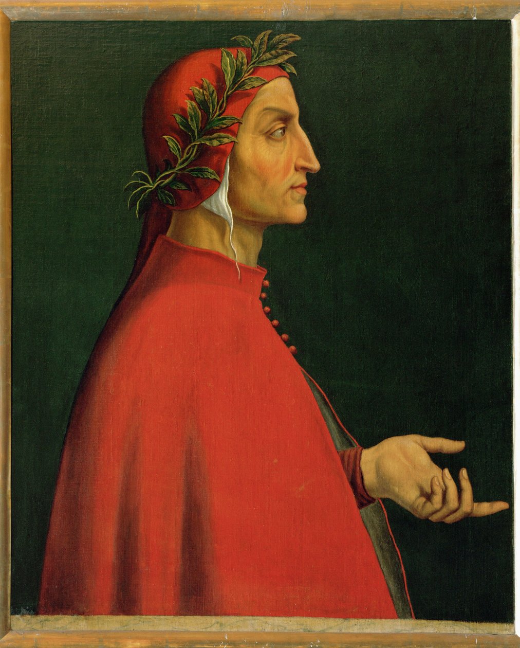 Dante Alighieri, italský básník, autor Božské komedie ... od Italian School
