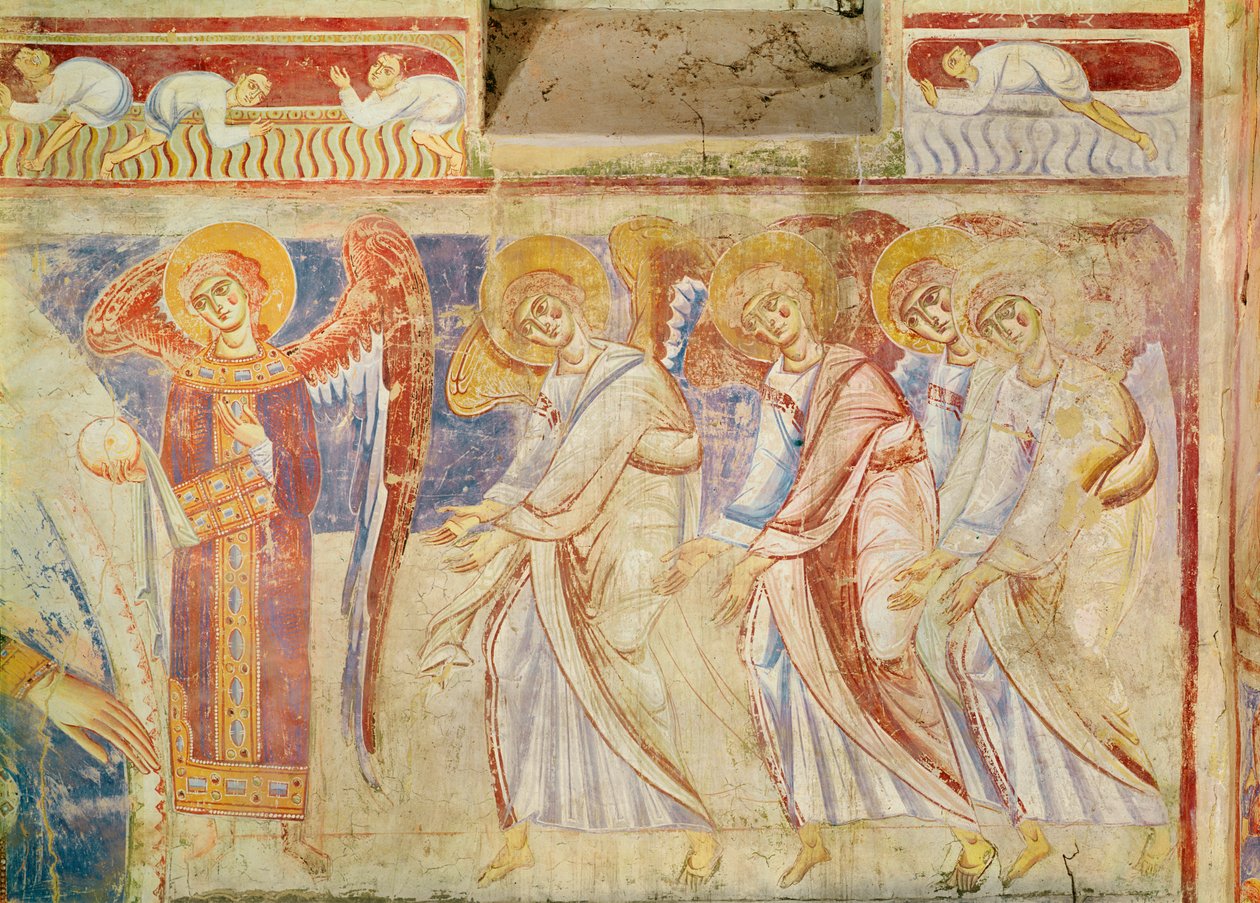 Detail posledního soudu, c.1075-1100 od Italian School