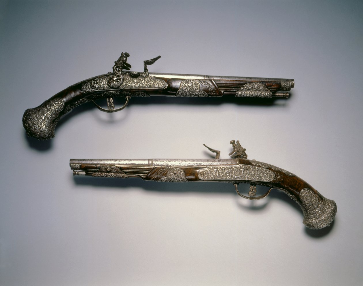 Křesadlové pistole, Brescia, kolem roku 1670 od Italian School