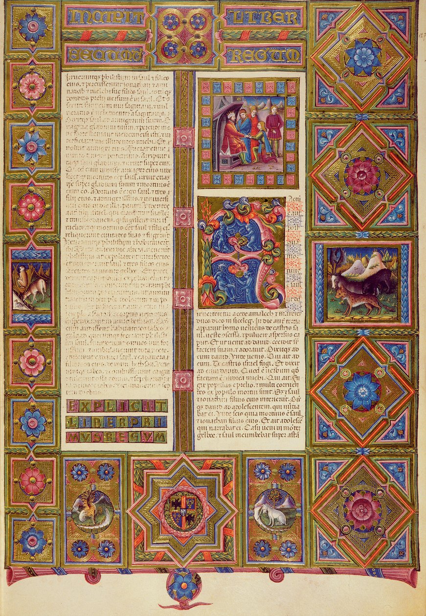 Fol.127r The Second Book of Kings, from the Borso d