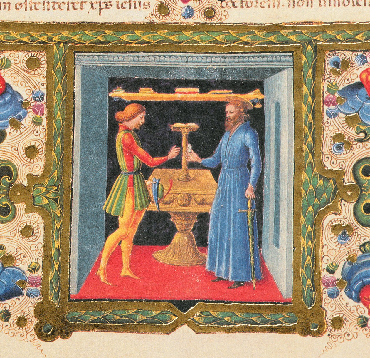 Fol.208r Dopis sv. Pavla Timoteovi, z Bible Borso d