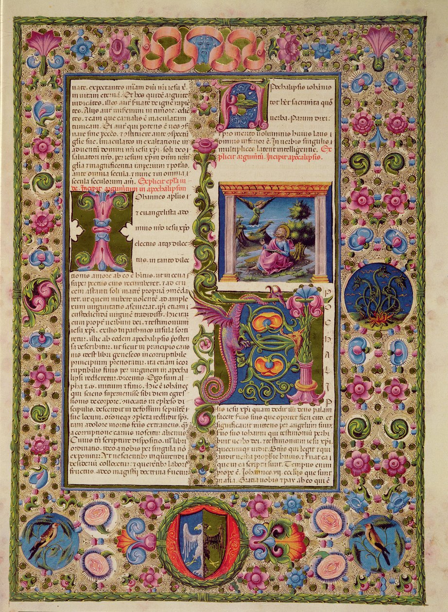 Fol.236r Úvod do Knihy Apokalypsy z Bible Borso d