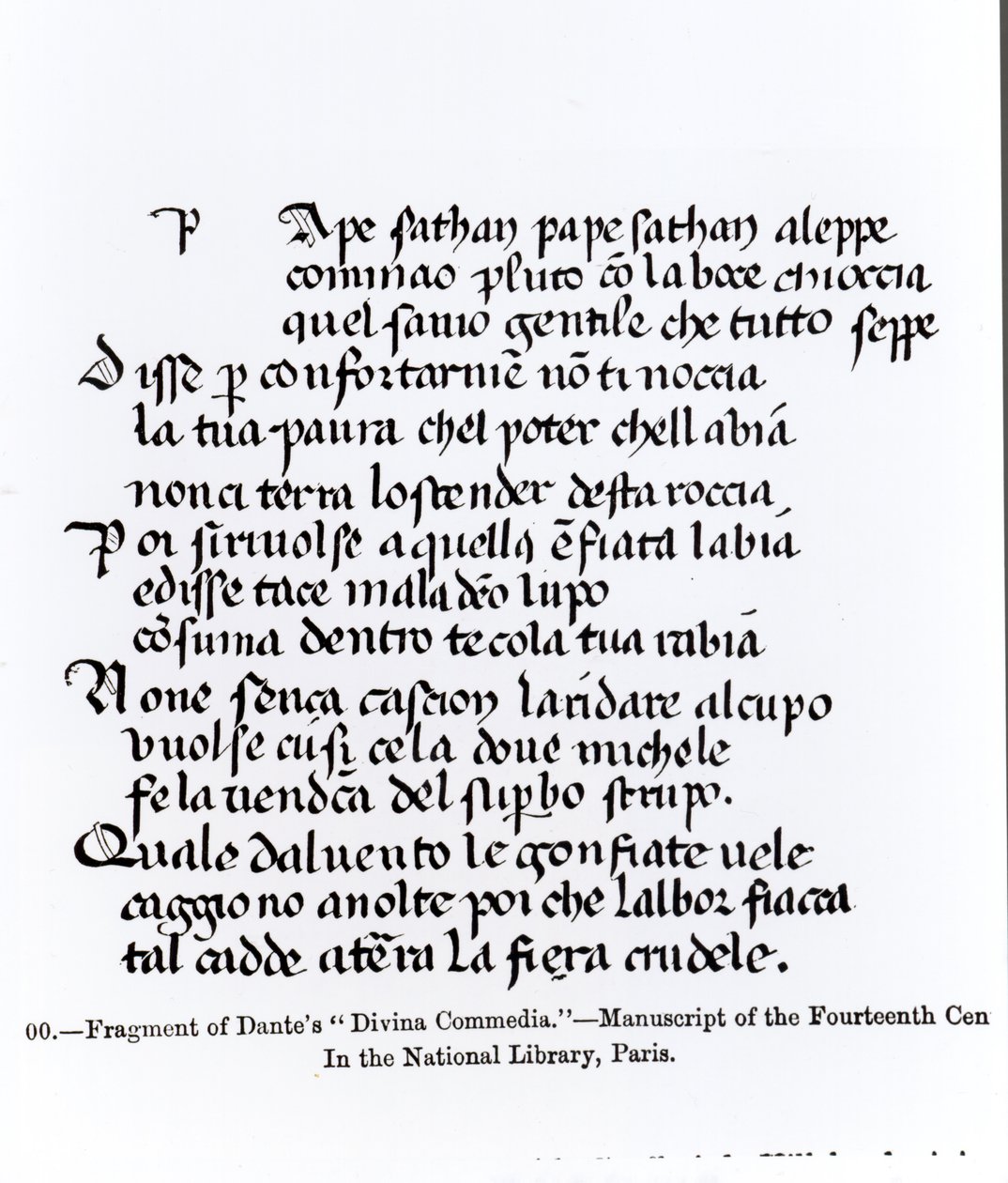 Fragment of Dante
