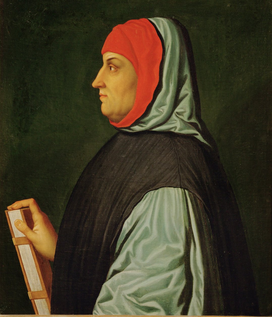 Francesco Petrarca, básník, spisovatel a humanista, který zvěčnil svou milovanou Lauru v sérii sonetů Il Canzoniere ... od Italian School