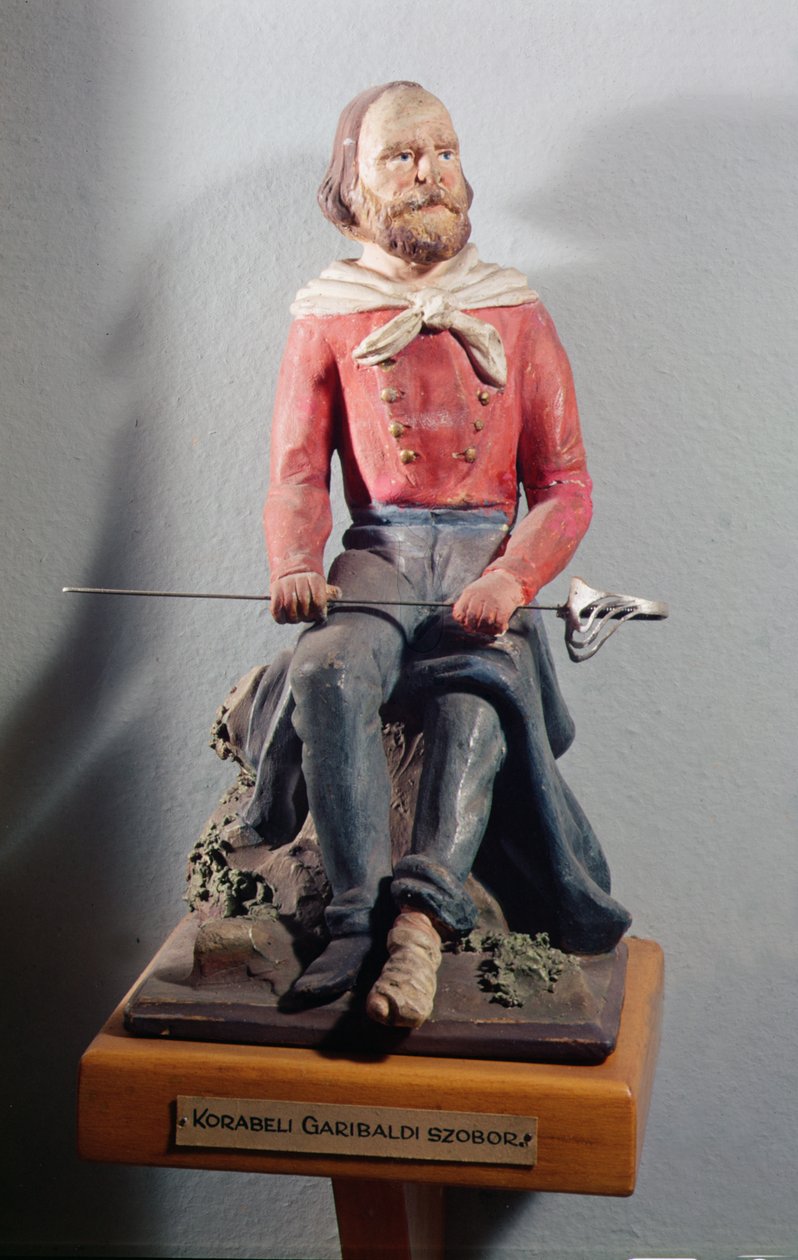 Giuseppe Garibaldi (1807-82), kolem 1860 (malovaná terakota) od Italian School