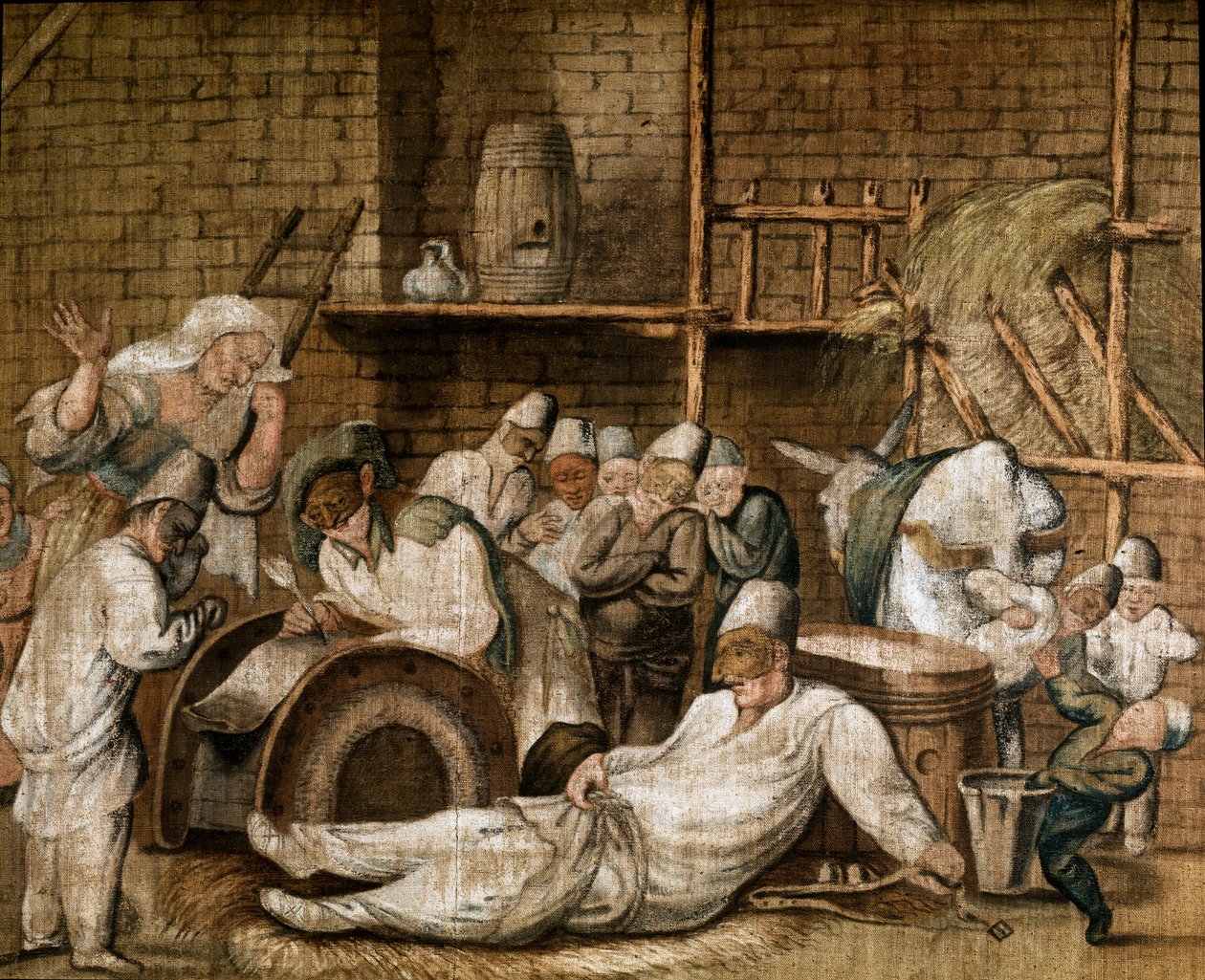 Groteskní postavy Commedia dell