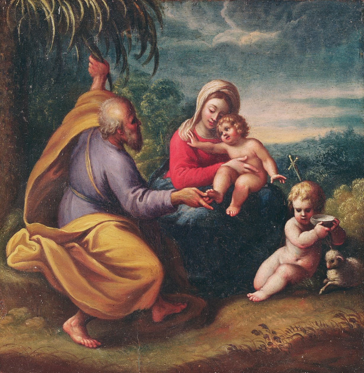 Svatá rodina, Parma, 2. polovina 16. století od Italian School