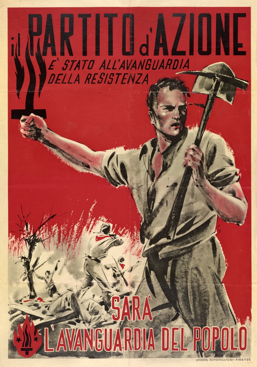 Italský propagandistický plakát "Partito d