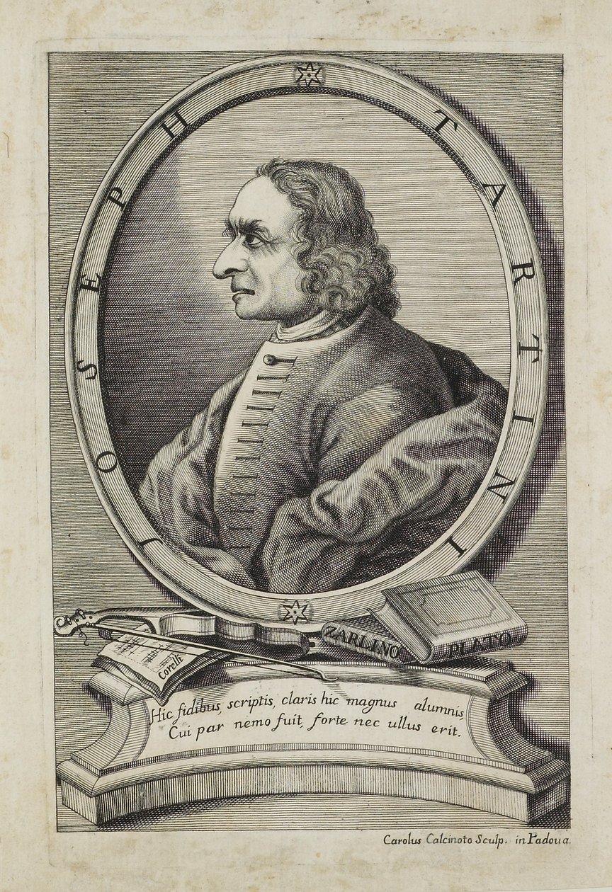 Joseph Tartini, vyrytý Carlo Calcinotto (fl.1763), kolem roku 1763 od Italian School