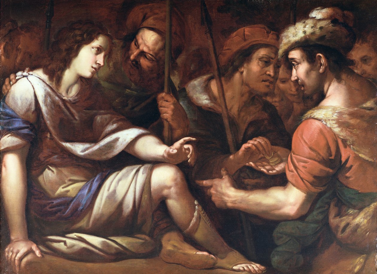 Joseph prodán svými bratry, kolem roku 1650 (olej na plátně) od Italian School