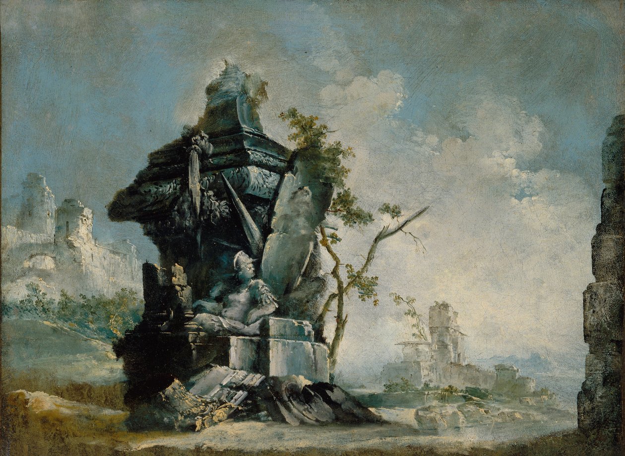 Krajina (Capriccio) kolem roku 1780 od Italian School