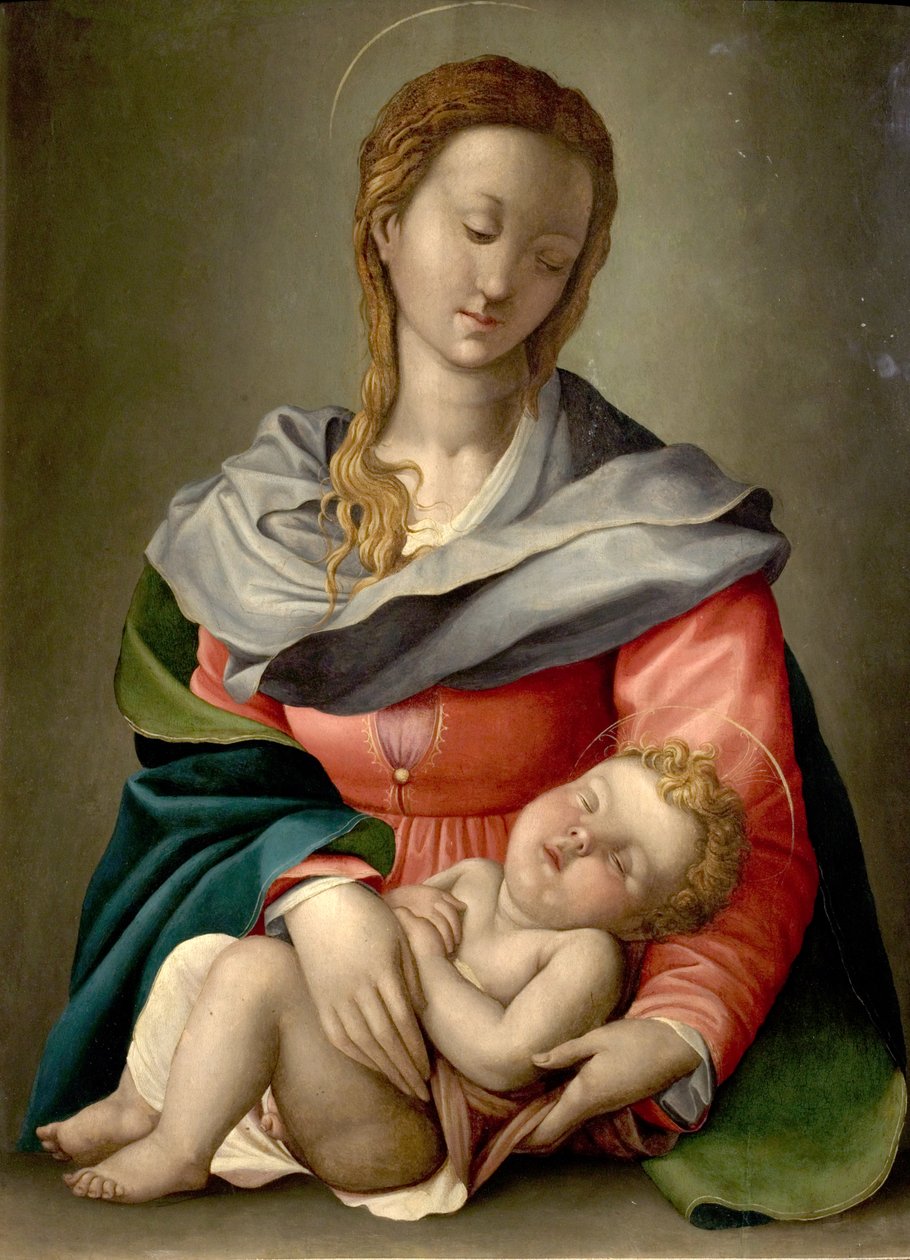 Madona s dítětem, kolem 1525-40 od Italian School