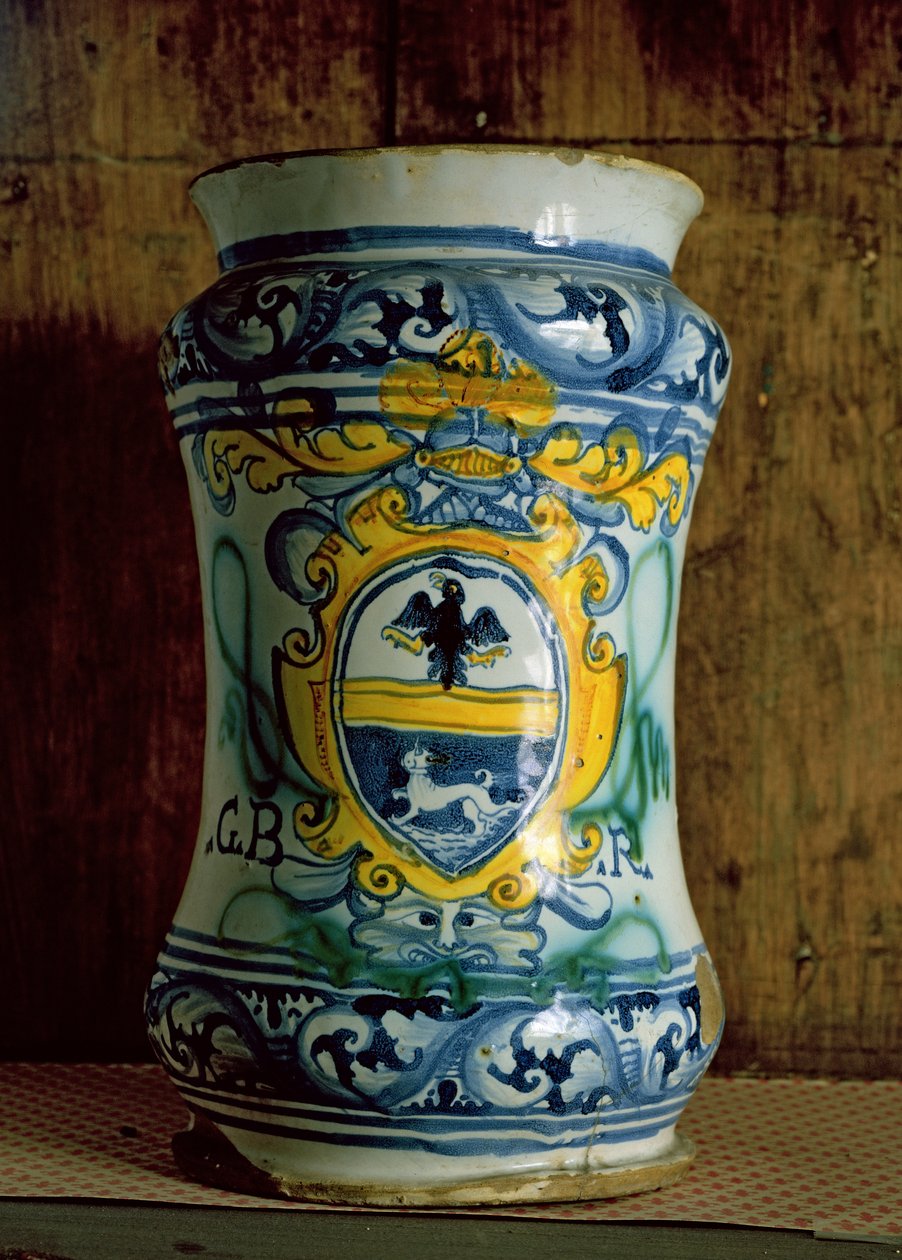 Maiolica apothecary jar (keramika) od Italian School