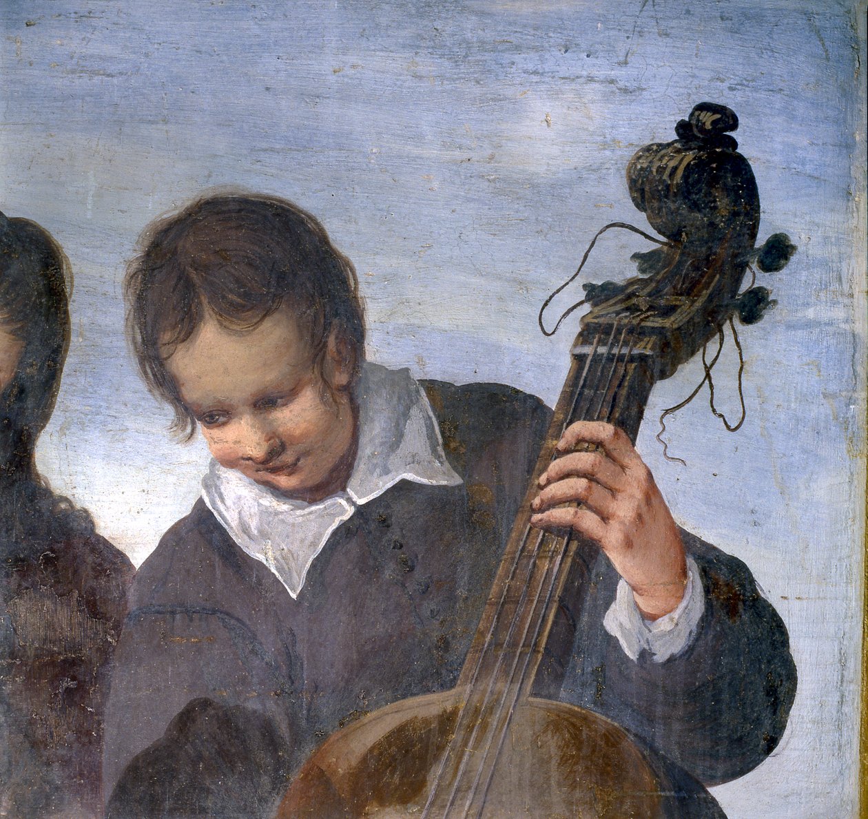 Hudebník, detail od Italian School