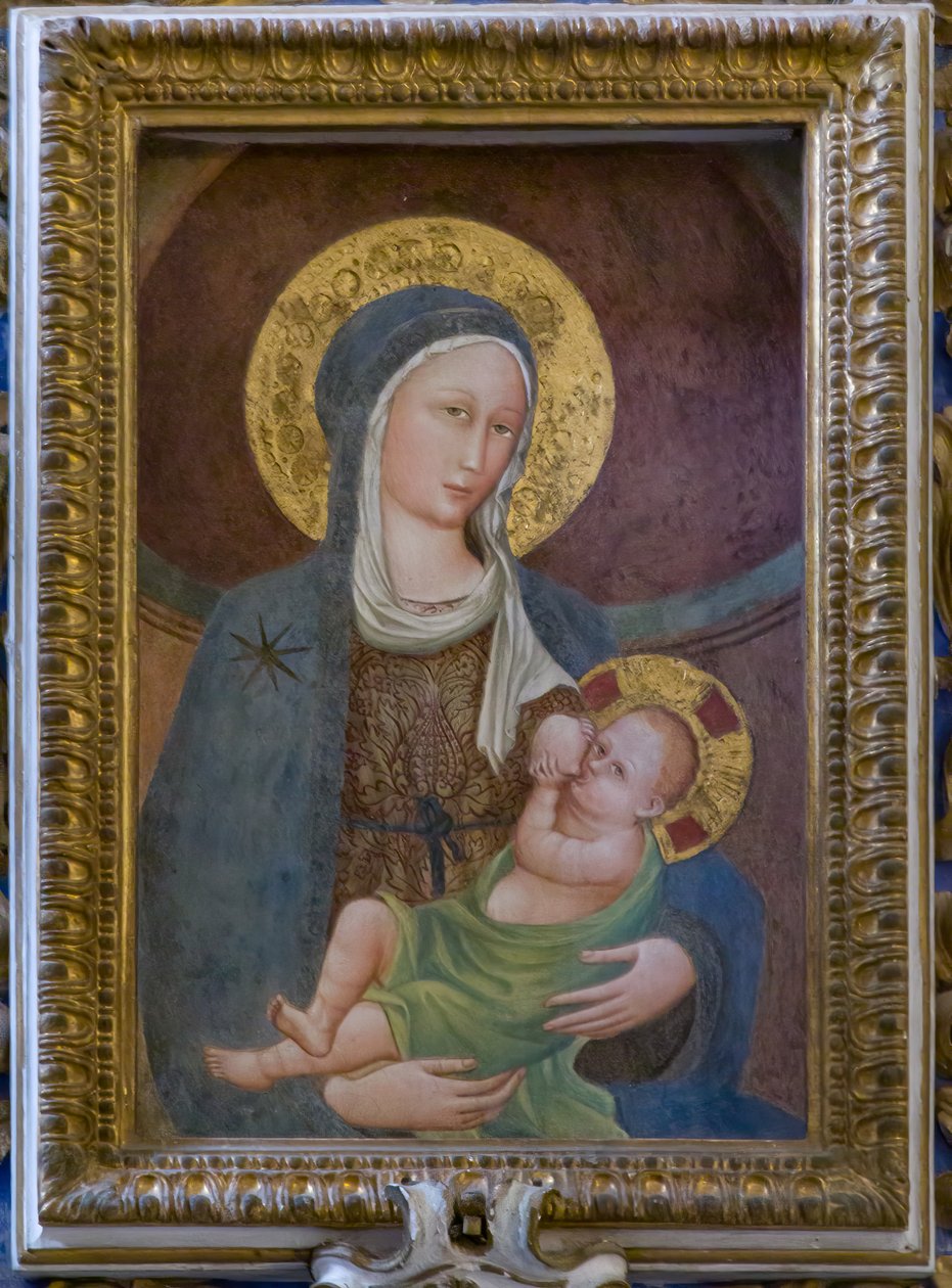 Ošetřující madona, asi 1440-50 (freska) od Italian School