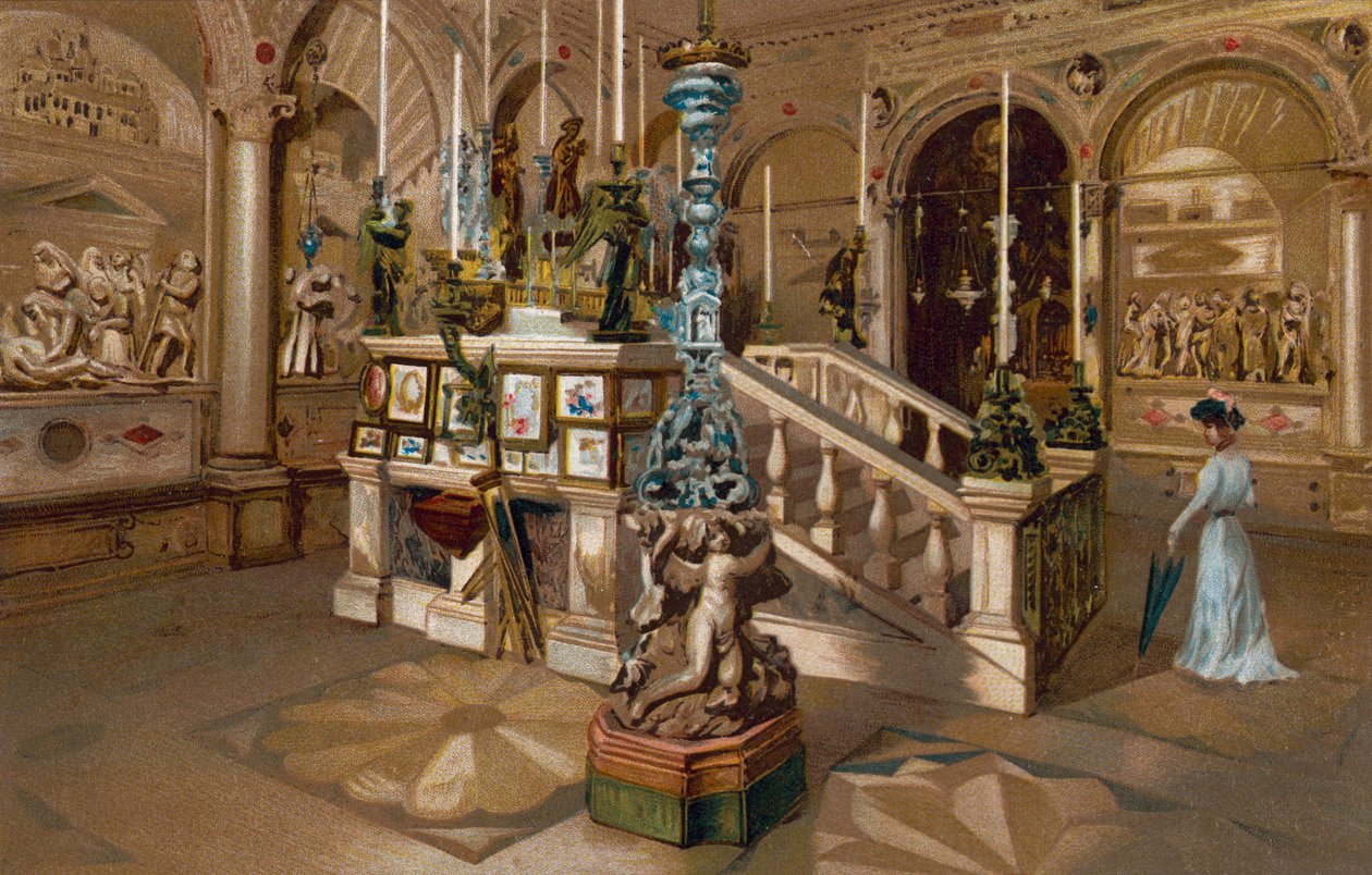Padova / Padova: Altare del Santo (chromolit) od Italian School