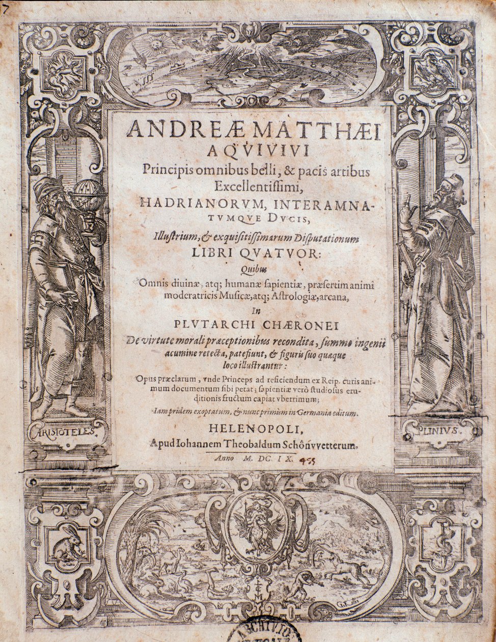 Stránka převzata z Prince of War od Andrea Matteo Acquaviva od Italian School