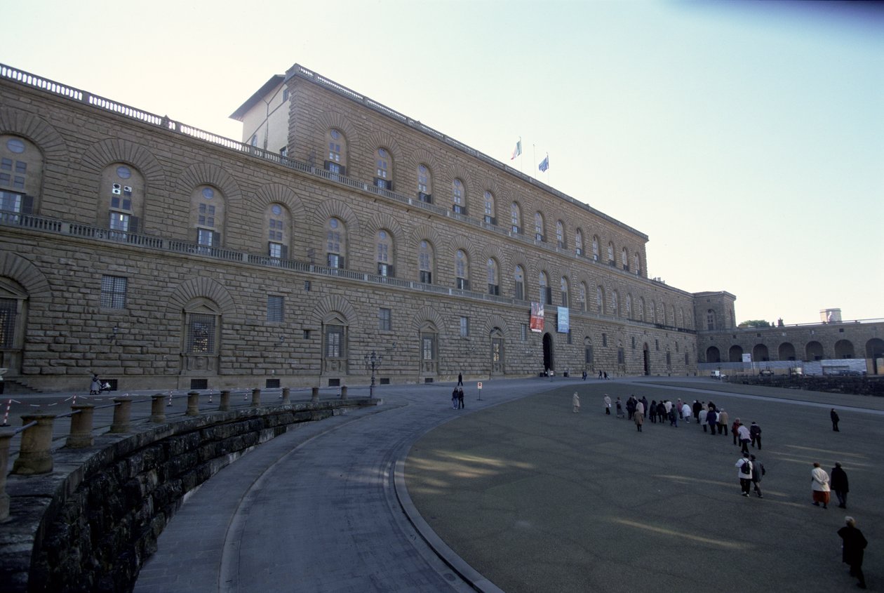 Palazzo Pitti, zahájen kolem roku 1457 od Italian School