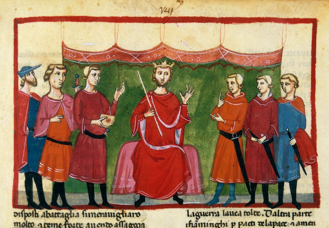 Zaplacení pokuty Gonfaloniere of Justice od Italian School
