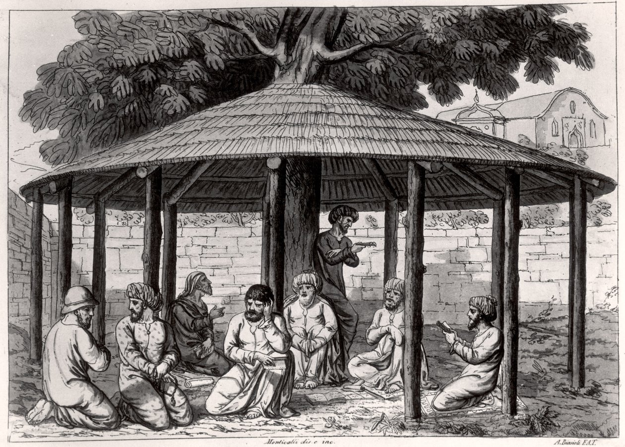 Perští súfisté, počátek 19. století od Italian School