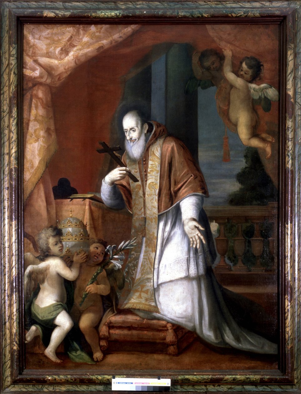 Pius V. (1504 - 1572). Anonymní obraz z lombardského kostela. od Italian School