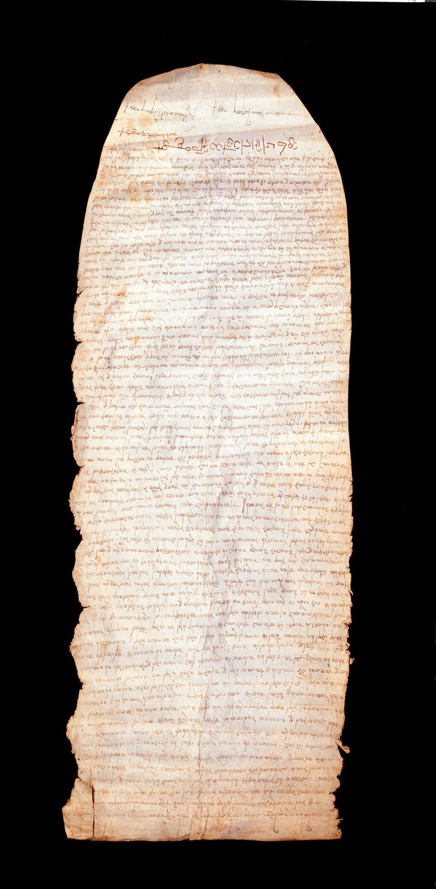 Placito cassinese dit Placito capuano (de Capoue) první dokument vypracovaný ve vulgární italštině v březnu 960. Reformoval ho lombardský principaut Capoue. Montecassino (Frosinone), muzeum opatství od Italian School
