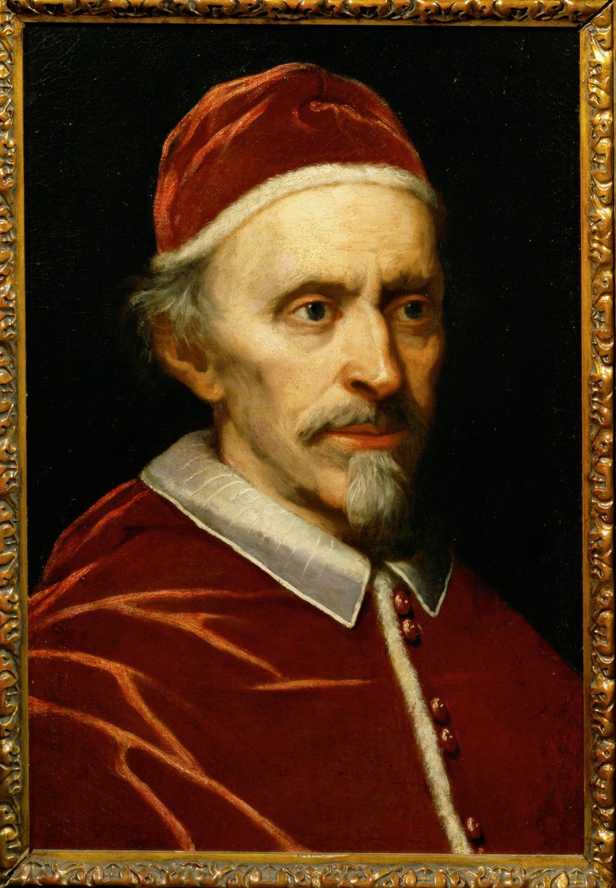 Papež Inocenc XI, rodným jménem Benedetto Odescalchi ... (malba na plátně) od Italian School
