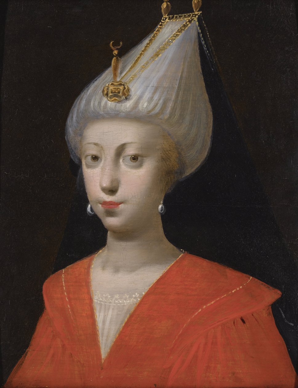""Portrét sultány Roxelane (Russelazie (Rusína) nebo Hurrem (rozená Anastasia Lisovska, kolem 1500-1558) manželky sultána Suleimana Nádherného"" (nebo Suleyman I od Italian School