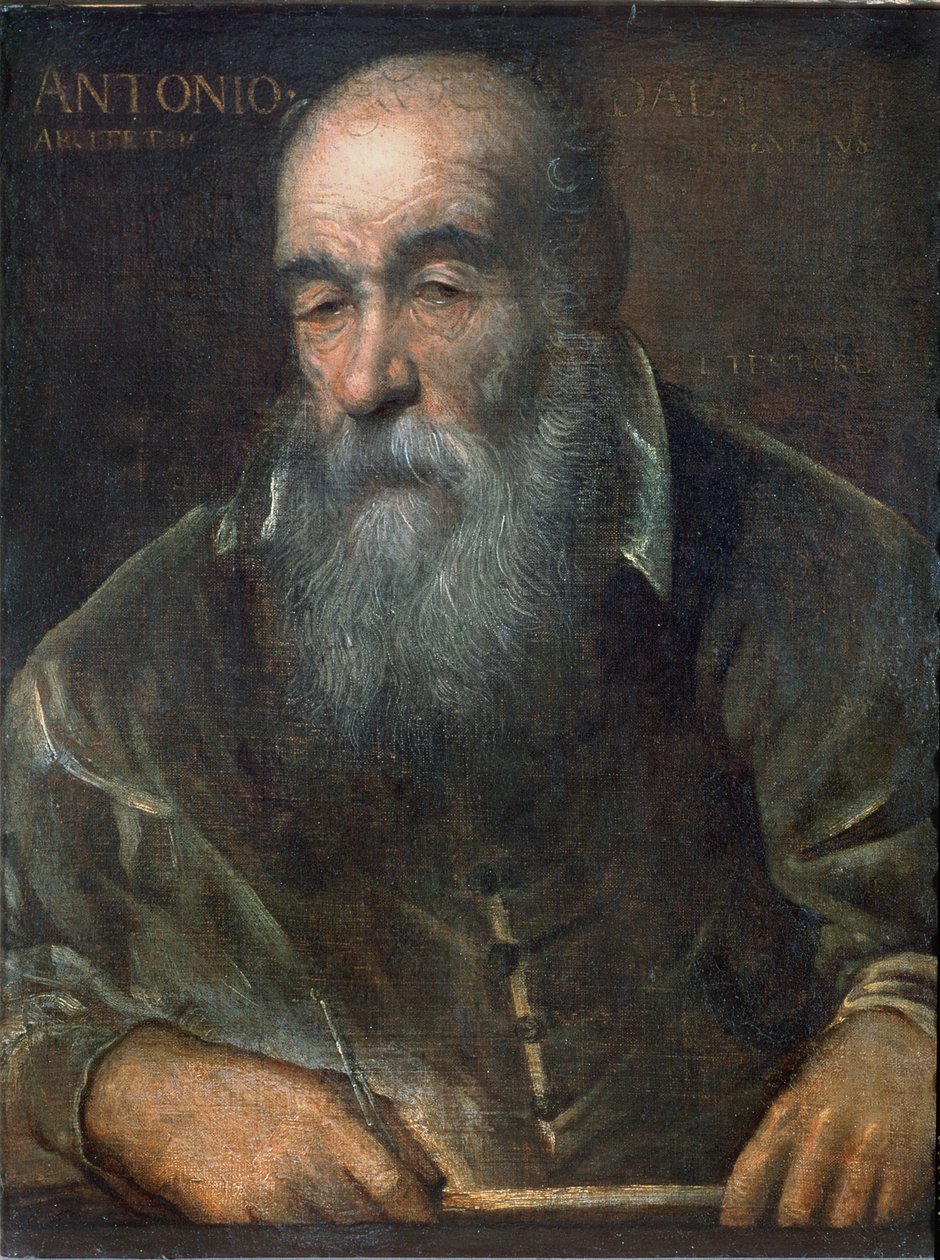 Portrét Antonia da Ponte (1512-97) (stavitel mostu Rialto) od Italian School