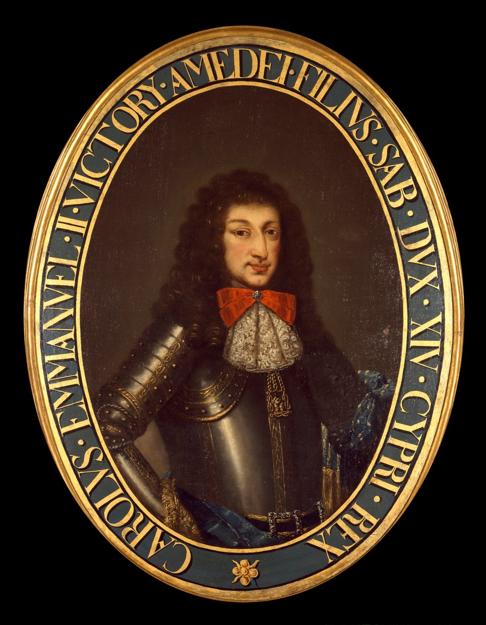 Portrét Carla Emanuela II. (1634-1675) (Charles Emmanuel Savojský) Anonymní obraz. Brescia ze 17. století, soukromá sbírka - Portrét Karla Emanuela II. (Carlo Emanuele II.) (1634-1675), vévody Savojského. Anonymní obraz 17. století. Soukromá spol od Italian School