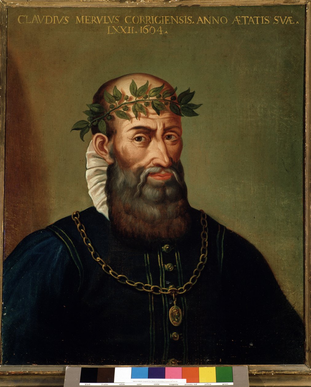 Portrét Claudia Merula (Merlotti, Merulus) (1533-1604) italský skladatel 17. století. od Italian School