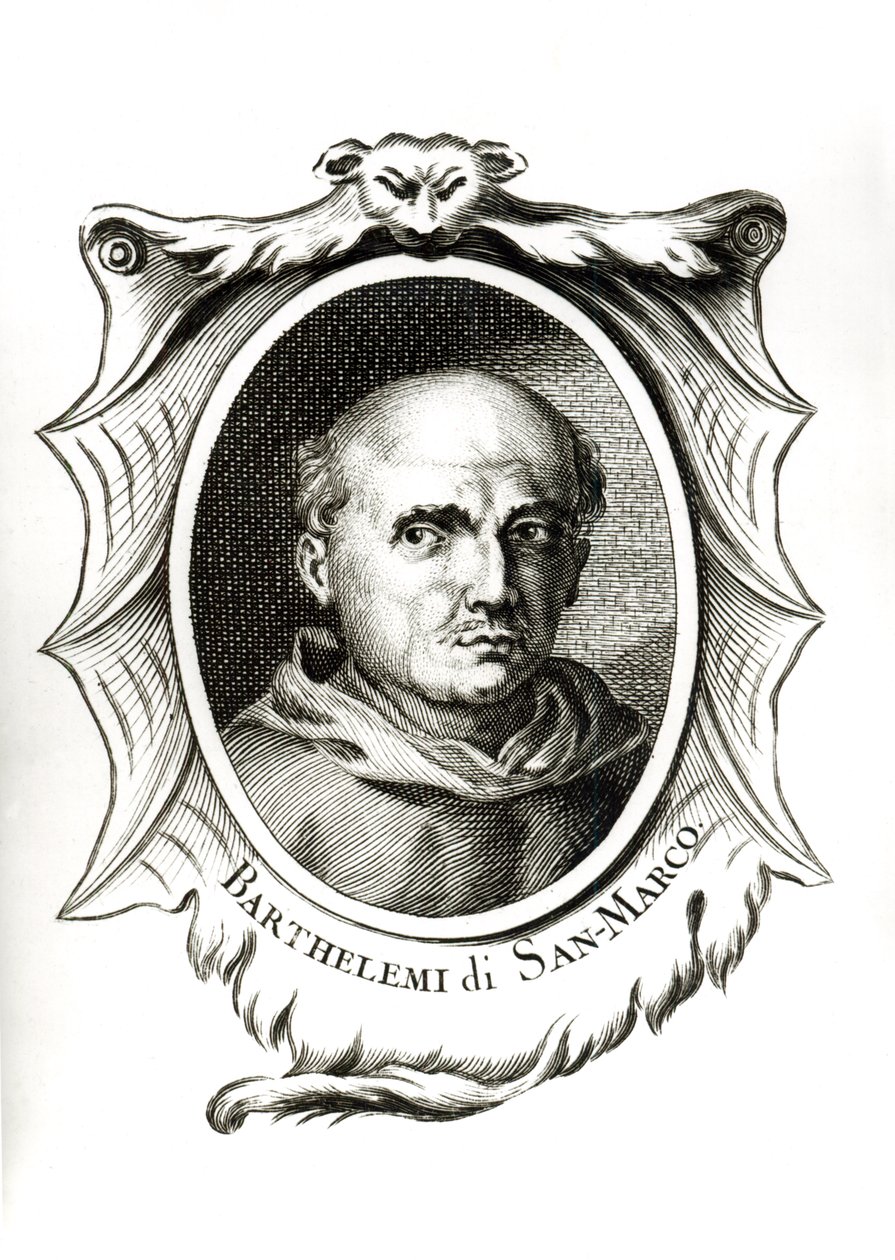 Portrét Fra. Bartoloměj od svatého Marka od Italian School