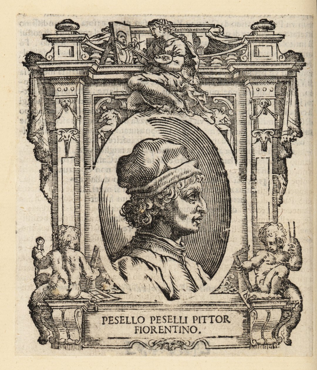 Portrét Francesca Pesellina, italského malíře z Florencie od Italian School