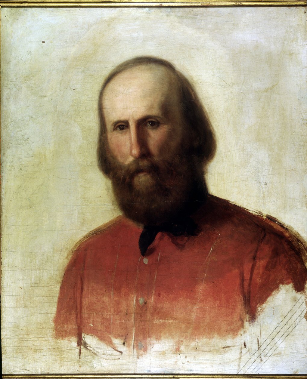 Portrét Garibaldiho. Muzeum Risorgimento. Milán od Italian School