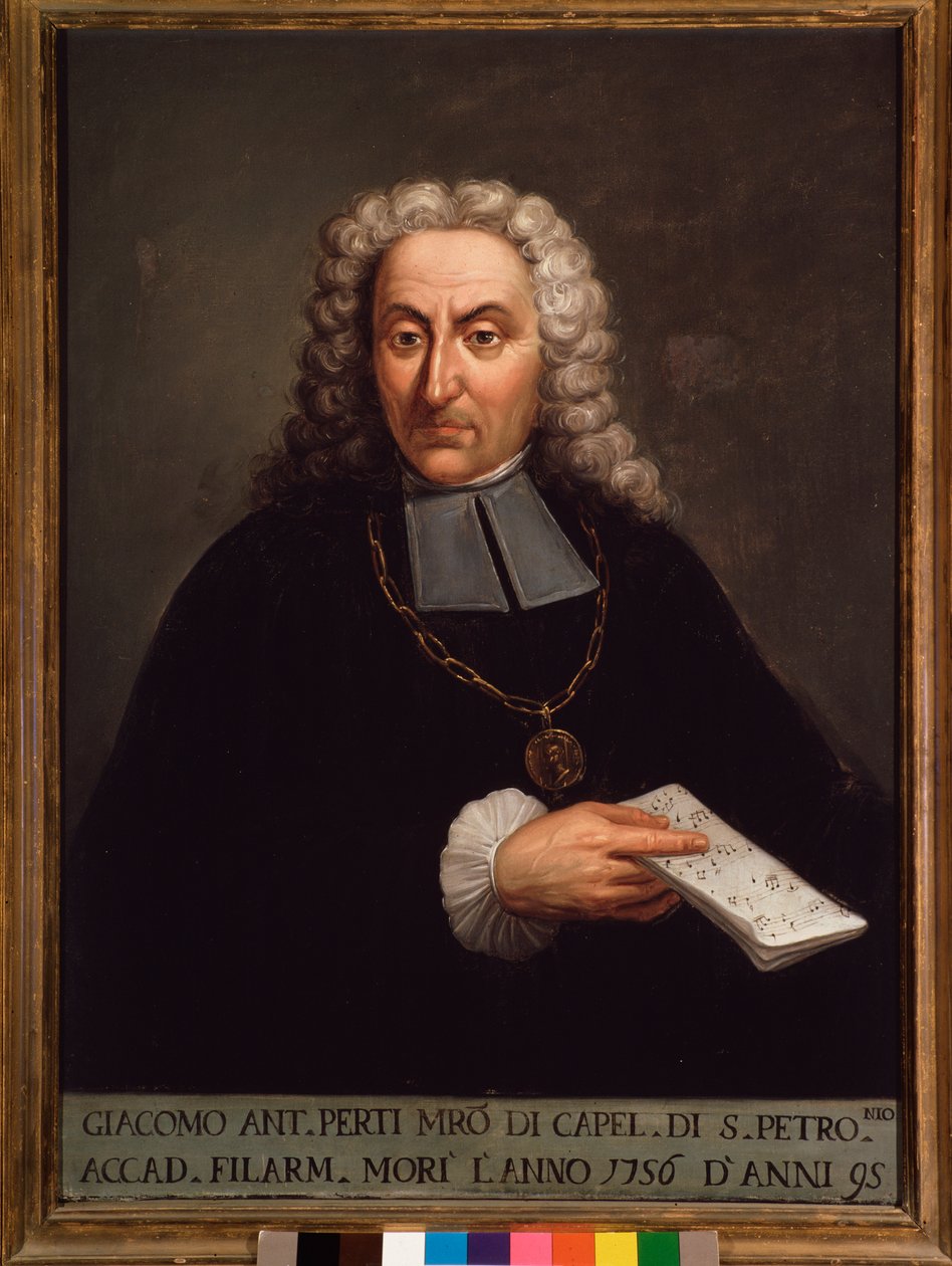 Portrét Giacoma Pertiho (1661-1756), italského skladatele od Italian School