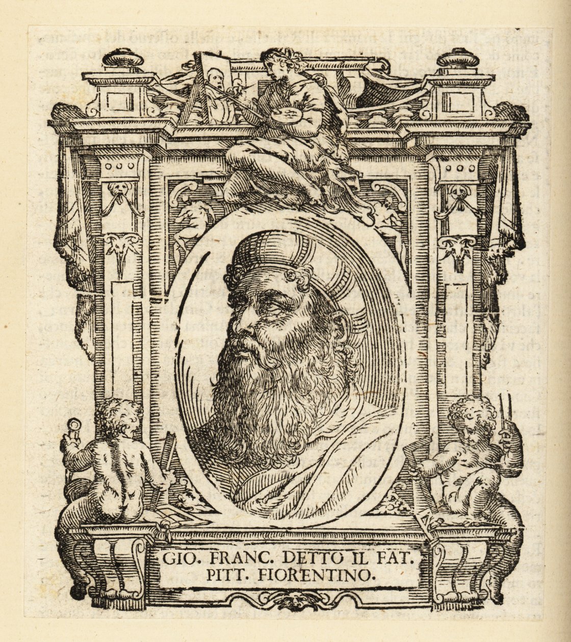 Portrét Gianfrancesco Penni nebo Giovan Francesco, il Fattore, italský malíř, circa 1488-1528 od Italian School