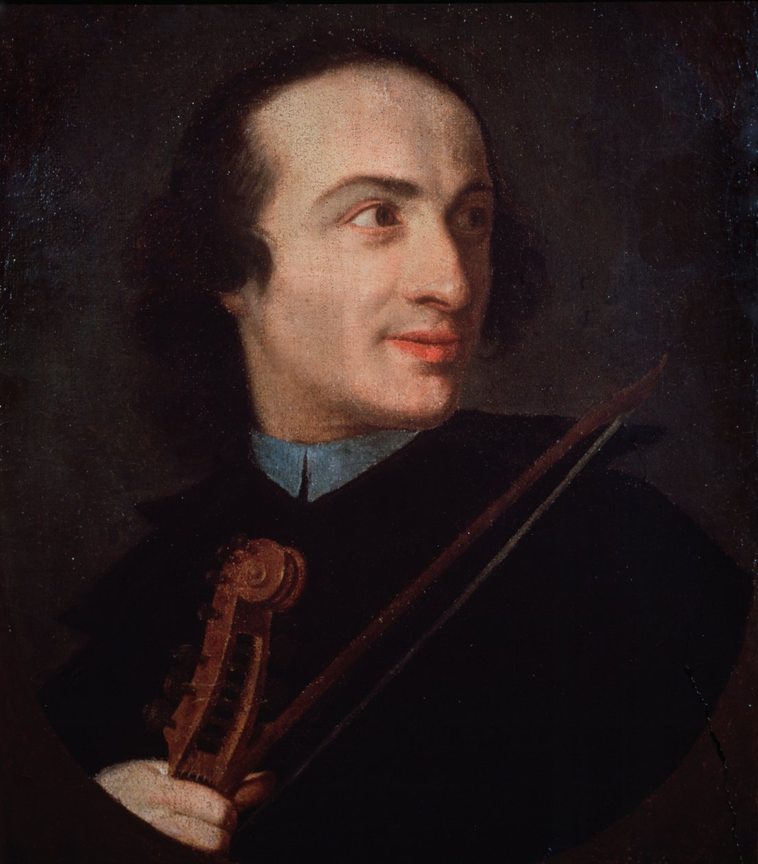 Portrét Giuseppe Tartiniho (1692-1770) italského houslisty a skladatele. od Italian School