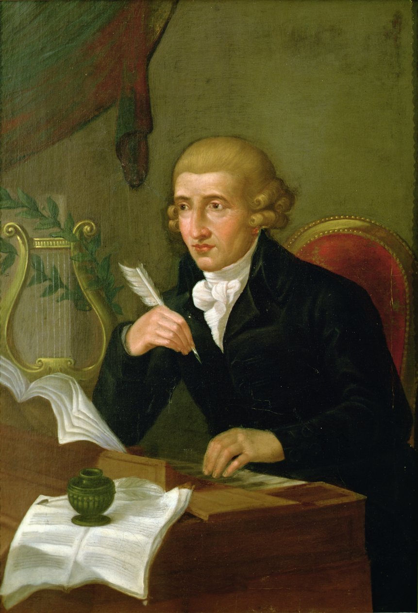 Portrét Josepha Haydna (1732 - 1809) (olej na plátně) od Italian School